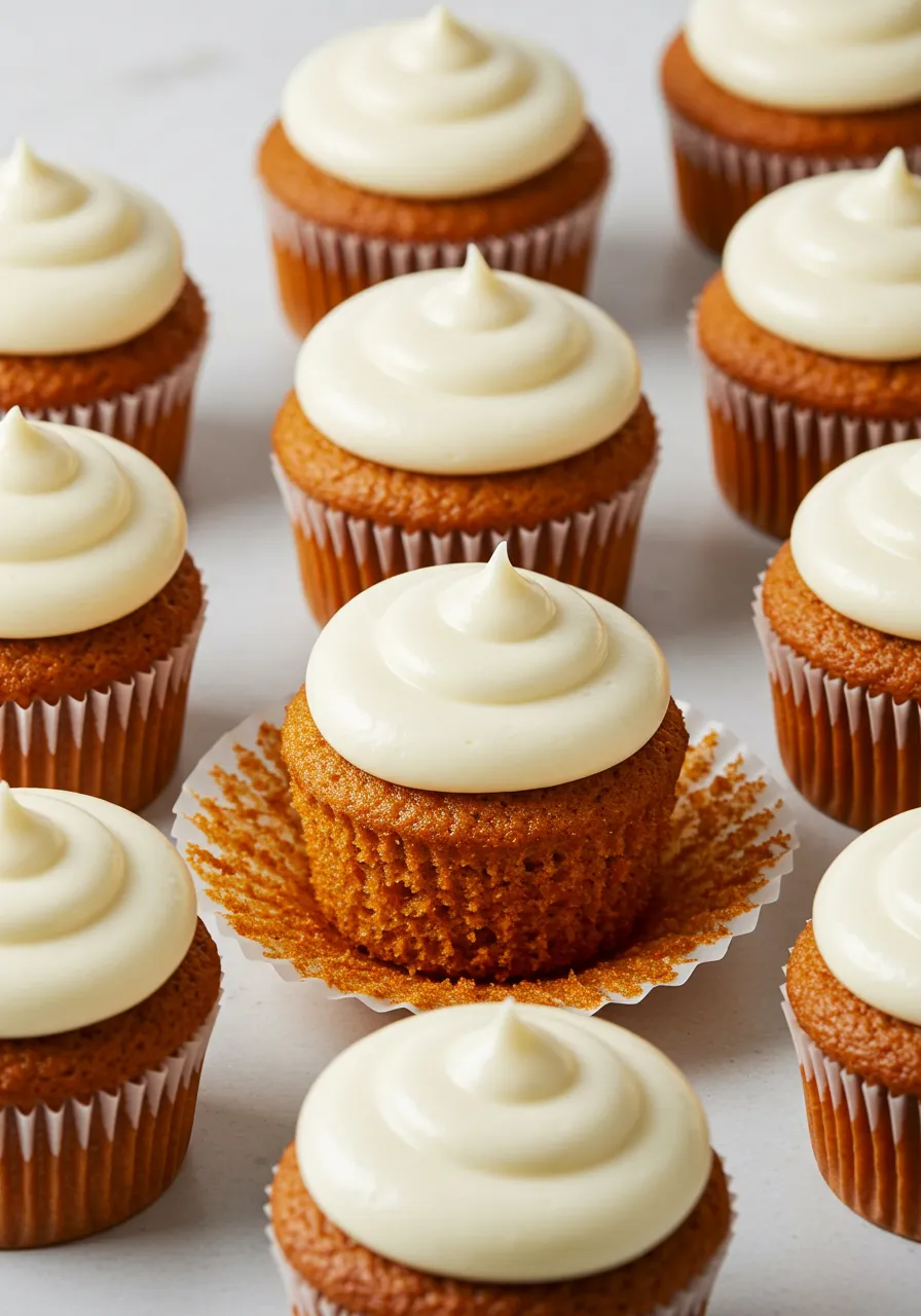 Carrot Cream Cheese Cupcakes